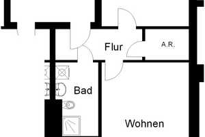 Sehr schöne 2 Zimmer-Wohnung mit Balkon! – Hardinghausstr. 5e, 49090 Osnabrück – Vorschaubild 2