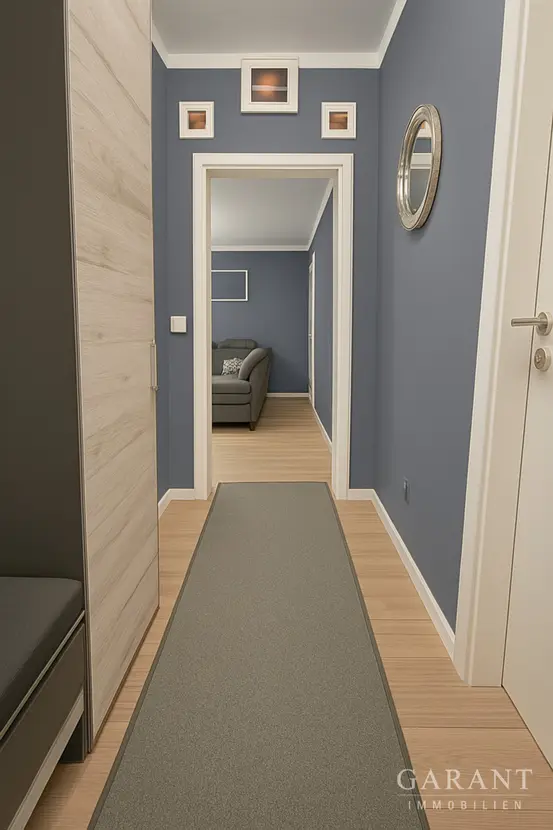 Gepflegte 3-Zimmer-Wohnung mit Balkon und inkl. TG-Stellplatz — Foto 2