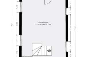 4-Zimmer-Maisonette in denkmalgeschütztem Haus / neues Bad + neue Küche / von privat – Die vollständige Adresse der Immobilie erhältst du vom Anbieter., 41061 Gladbach, Mönchengladbach – Vorschaubild 13