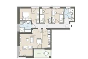 Schöne 4-Zimmer Wohnung mit großer Loggia – Kattenbrookstrift 175, 30539 Bemerode, Hannover – Vorschaubild 6
