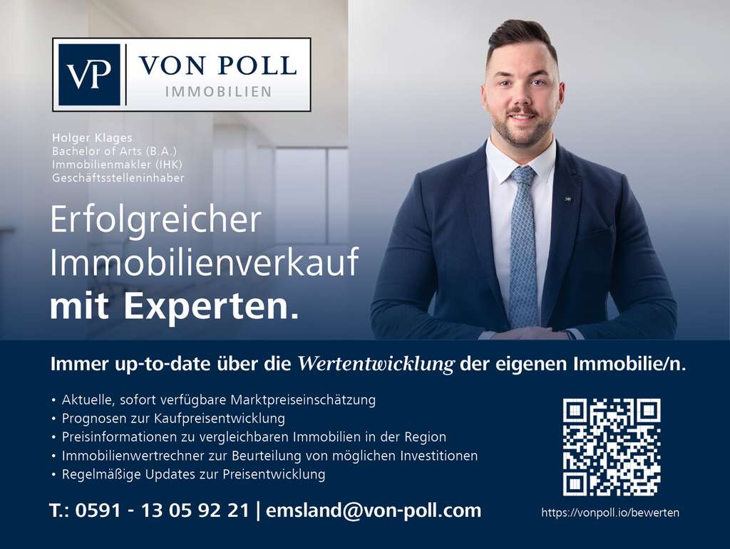Immobilie in Lingen (Ems) - Ihr neues Zuhause: Gepflegte Doppelhaushälfte mit Westgarten - Bild 3