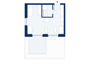 RESERVIERT! B01: 1-Zimmerwohnung im EG mit Gartenterrasse zur Hausdorffstraße – Hausdorffstraße 348, 53129 Dottendorf, Bonn – Vorschaubild 3