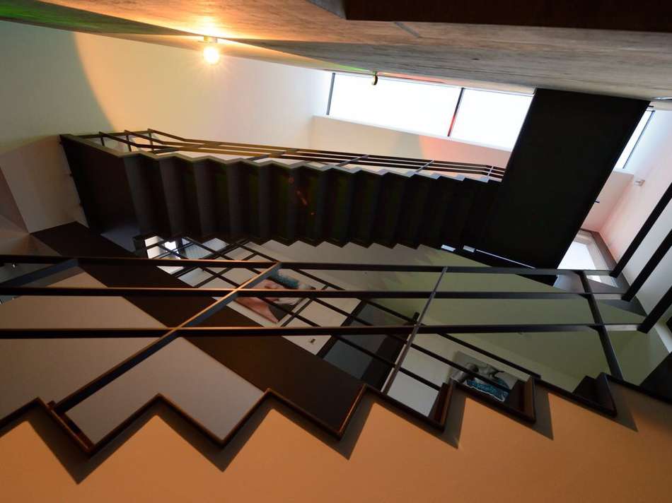 Treppe mit Oberlicht