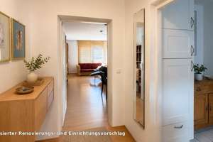 Gepflegte 3-Zimmer-Wohnung in Düsseldorf Rath mit Sonnenbalkon – 40470 Rath, Düsseldorf – Vorschaubild 2