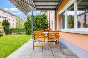 Helle und ruhige 3-Zimmer-Gartenwohnung mit Tiefgaragenstellplatz – perfekt für Paare oder Familien – Augsburg – Vorschaubild 2