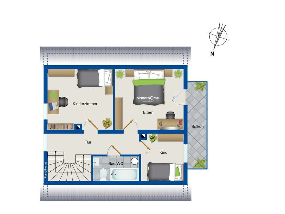 Grundriss Dachgeschoss