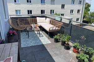Hochwertige Wohnung mit toller, 18,8 m² Dachterrasse zur Gartenseite – Die vollständige Adresse der Immobilie erhältst du vom Anbieter., 80686 St. Ulrich, München – Vorschaubild 2