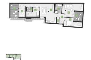 Traumhaftes Penthouse mit 2 Terrassen und Blick auf den Fernsehturm in Mitte – Torstraße 72, 10119 Mitte (Ortsteil), Berlin – Vorschaubild 22