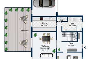 Hochwertiges KfW55-Einfamilienhaus mit moderner Energietechnik in Toplage: Sauna, EBK, Garage & Sp. – Die vollständige Adresse der Immobilie erhältst du vom Anbieter., 61250 Usingen – Vorschaubild 22
