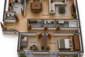 Exklusive All-Inclusive Wohnung in Bestlage von Pempelfort – Voll möbliert am Hofgarten  – Pempelforter Straße 48, 40211 Pempelfort, Düsseldorf – Vorschaubild 13