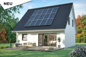 Neubau Effizienzhaus 40 – 1,5-Geschossiges Einfamilienhaus in Leipzig (Lützschena-Stahmeln)