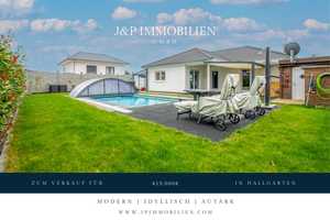 Modernes und autarkes Einfamilienhaus in idyllischer Lage mit gehobener Außenanlage und Pool – Bad Kreuznach (Kreis) – Vorschaubild 1