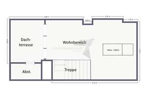 Gemütliche 2 Raum Maisonette DG-Whg. mit Aufzug, Dachterrasse und Tageslichtbad – Zöllnerstraße 31, 9111 Zentrum, Chemnitz – Vorschaubild 15