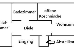 KOMFORT WOHNUNG IN URDENBACH HELL UND RUHIG KOMPLETT LAMINAT WANNENBAD 2 ZIMMER / 3. ETAGE (DG) – Gänsestraße 38, 40593 Urdenbach, Düsseldorf – Vorschaubild 14