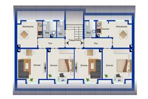 Mehrfamilienhaus im Ensembleschutz in der Würzburger Stadtmitte – Die vollständige Adresse der Immobilie erhältst du vom Anbieter., 97070 Altstadt, Würzburg – Vorschaubild 8