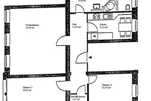 Top-Lage zw. Haupt- u. Nordbhf. - Großzügige, ruhige, teilmöblierte in saniertem Altbau – Habersaathstr. 29, 10115 Mitte (Ortsteil), Berlin – Vorschaubild 10
