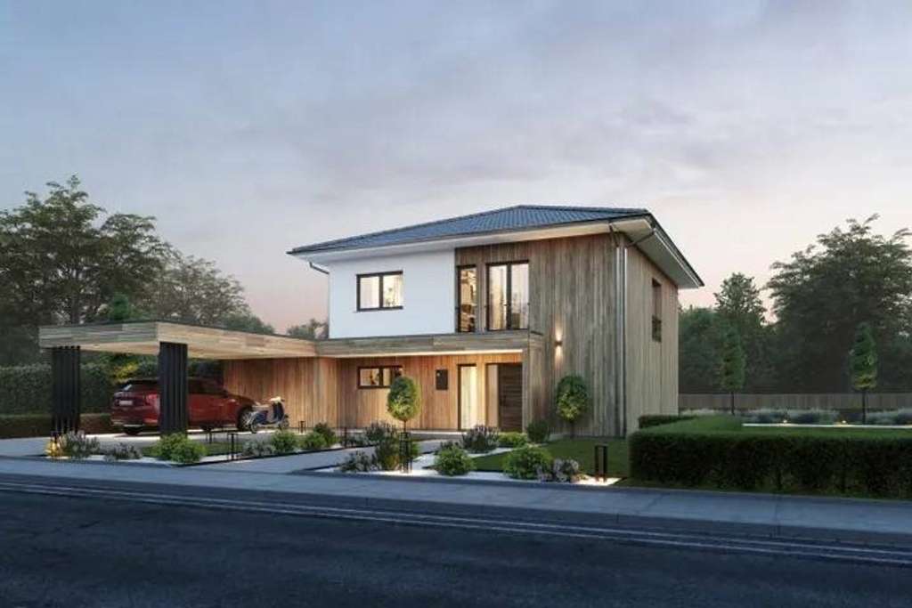 Immobilie in Seeon-Seebruck - EIN ZUHAUSE DAS BEGEISTERT. DESIGN TRIFFT AUF DURCHDACHTE LEBENSQUALITÄT. INKLUSIVE BAUPLATZ! - Bild 1