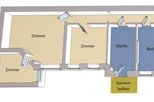 IMMOBERLIN.DE - Schöne Stuck-Altbauwohnung mit Südbalkon in ruhiger Kiezlage – Die vollständige Adresse der Immobilie erhältst du vom Anbieter., 10243 Friedrichshain, Berlin – Vorschaubild 10