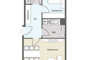 Frisch vermietete 2-Zimmer-Wohnung mit Stellplatz & Balkon – Dresden – Vorschaubild 6