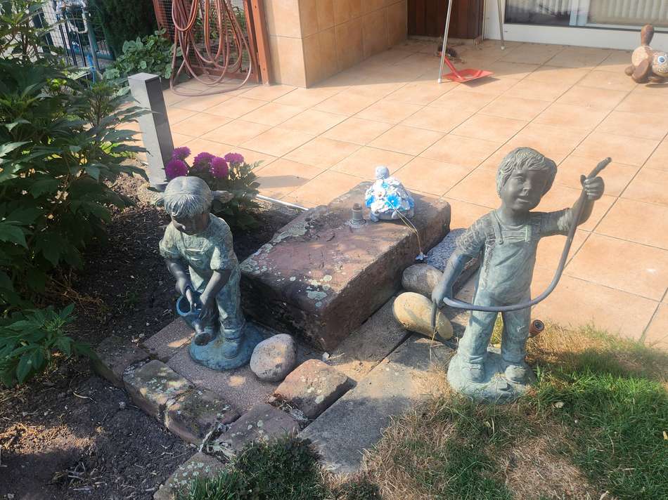 Brunnen im Garten