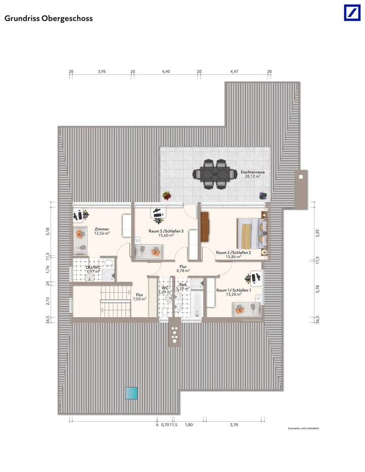 Grundriss Obergeschoss