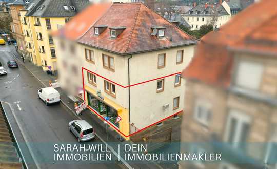 Wohnen & Gewerbe: Eigentumswohnung mit Ladengeschäft, großem Garten und Garage im Neustadter Zentrum