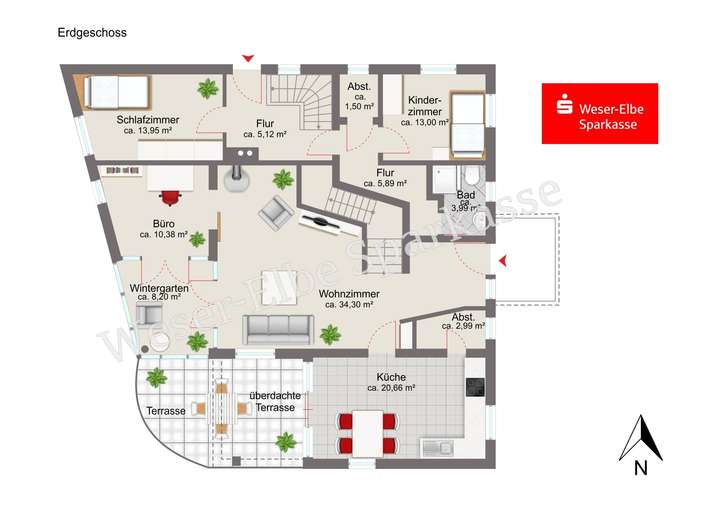 Grundriss Erdgeschoss