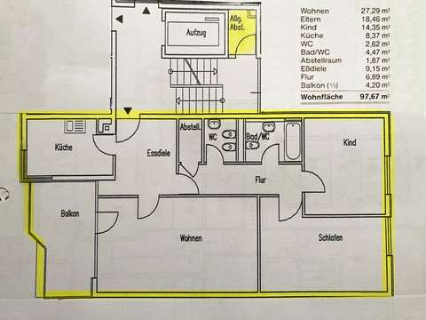 Outlets *Renovierung nach Ihren Wünschen* Schöne 3-Raumwohnung