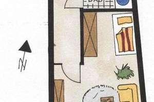 1-Zimmer Wohnung in Pforzheim nähe des Hauptbahnhofs – Lindenstr. 41, 75175 Oststadt, Pforzheim – Vorschaubild 2