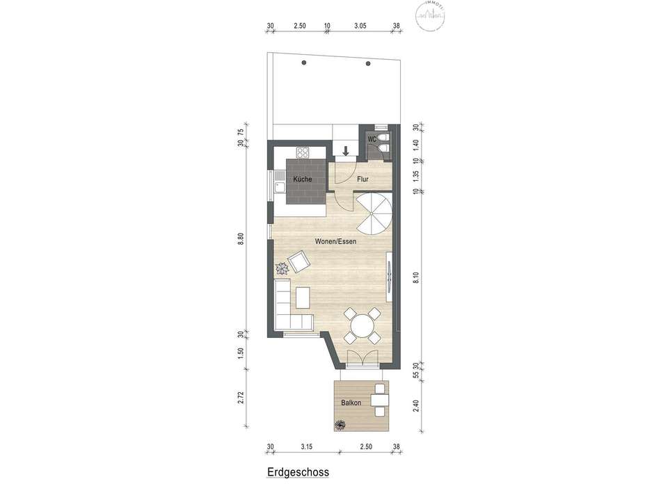 EG, Grundriss