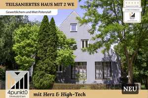 Teilsaniertes Haus mit 2 Wohneinheiten, großem Keller mit Werkstatt. – Donau-Ries (Kreis) – Vorschaubild 1
