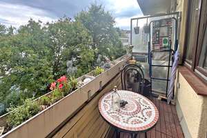 Befristet von 15.04.26-31.03.27! Möbliertes 1-Zimmer-Appartement mit Balkon in Pasing!