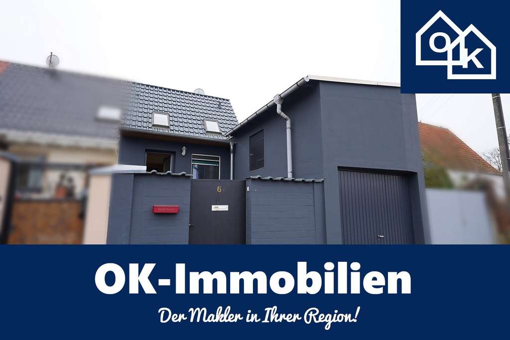 Immobilie in Niedere Börde - Groß Ammensleben- saniertes Reihenendhaus auf kleinem Grundstück mit Garage in ruhiger Lage ! - Bild 0
