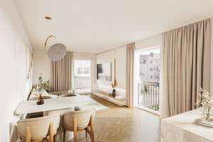 Exklusive 2-Zimmer Neubauwohnung mit Süd-Balkon im Kö-Karree - nur 80m von der Königsallee entfernt – Talstraße 11, 40217 Friedrichstadt, Düsseldorf – Vorschaubild 2