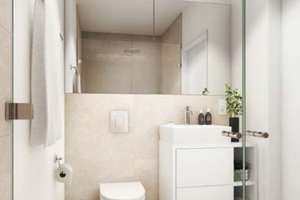 Ruhiges, möbliertes App. für Studierende mit SW-Balkon – Ladehofstr. 35, 93049 Westenviertel, Regensburg – Vorschaubild 2