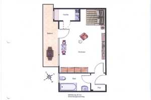 schönes, ruhiges App., top renoviert,  frei zum 1. November, Flößergasse 9a, 81369 München – Flößergasse 9a, 81369 München – Vorschaubild 12
