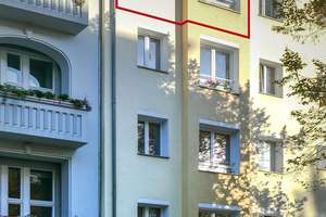 Solide Kapitalanlage: 2 Zi-Wohnung nahe Volkspark - Haus energetisch-saniert (Klasse C) - mit Aufzug