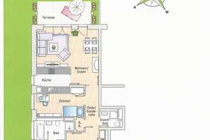 Barrierefreie  3-Zimmer-Erdgeschosswohnung mit Garten in 51379 Leverkusen – Am Kreispark 7, 51379 Opladen, Leverkusen – Vorschaubild 2