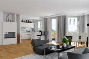 SONNTAGSBESICHTIGUNG | Stilvolle 4-Zi.-Wohnung mit zwei Bädern, Balkon und viel Raum zum Leben – Kostheimer Landstraße 25, 55246 Mainz-Kostheim, Wiesbaden – Vorschaubild 2