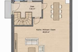 Einfamilienhaus  Neubau in Leun – Die vollständige Adresse der Immobilie erhältst du vom Anbieter., 35606 Solms – Vorschaubild 6