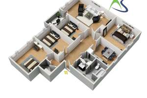 Renovierte Fünfzimmerwohnung in der Nähe vom Gewerbepark – Die vollständige Adresse der Immobilie erhältst du vom Anbieter., 93057 Reinhausen, Regensburg – Vorschaubild 14
