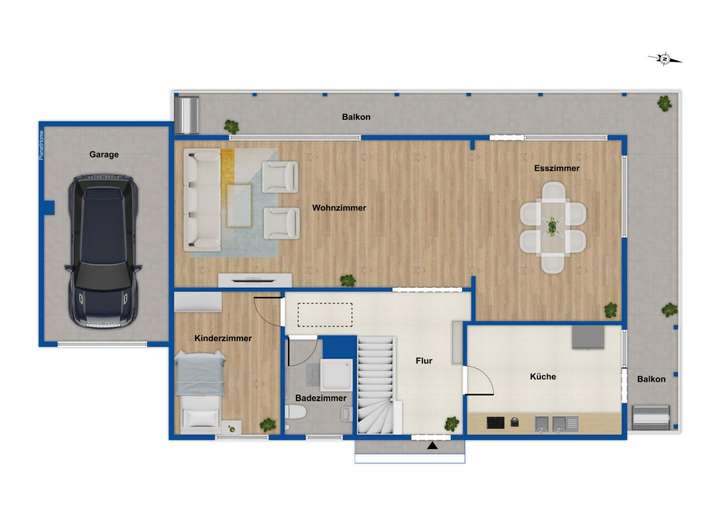 Grundriss Erdgeschoss 