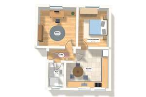 Gepflegte 2-Zimmer-Wohnung inklusive Möblierung – ideal für Eigennutzer und Kapitalanleger – Die vollständige Adresse der Immobilie erhältst du vom Anbieter., 40231 Eller, Düsseldorf – Vorschaubild 8