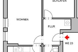 Schicke Dachgeschosswohnung mit Balkon im beliebten Striesen, VERMIETET – Die vollständige Adresse der Immobilie erhältst du vom Anbieter., 1277 Striesen-Ost, Dresden – Vorschaubild 7
