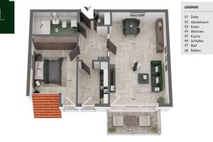 Top-Lage an der Alten Mainbrücke: 2-Zimmer-Wohnung mit Balkon & TG-Stellplatz – Die vollständige Adresse der Immobilie erhältst du vom Anbieter., 97082 Altstadt, Würzburg – Vorschaubild 10