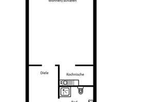 Nur rund 75 Meter zum Aasee: 1-Zimmer-Appartement mit Pantryküche in zentralster Lage von Münster! – Weseler Str. 44, 48151 Pluggendorf, Münster – Vorschaubild 11