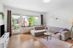 Modernisierte 3-Zimmer-Wohnung mit Balkon, Garage und Gartenzugang in Köln-Worringen