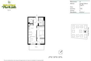 Perfekt für Paare: 2-Zimmer-Wohnung mit Büro – George-Sullivan-Ring 42, 68309 Käfertal, Mannheim – Vorschaubild 13