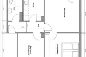 Frisch renovierte 3-Zimmer-Wohnung - Erstbezug nach Sanierung | Balkon |  in Bielefeld-Brackwede – Die vollständige Adresse der Immobilie erhältst du vom Anbieter., 33647 Brackwede, Bielefeld – Vorschaubild 9