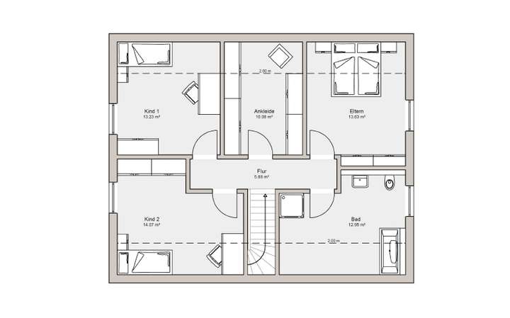 Grundriss Dachgeschoss